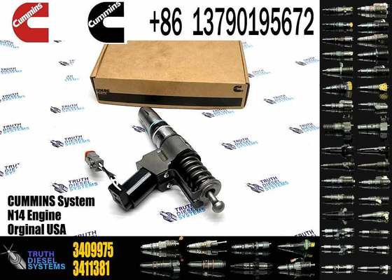 Common Rail Fuel Injector 3407776 3087807 3411385 341176 3409975 for Cummins QSN14 N14 Engine Excavator Parts