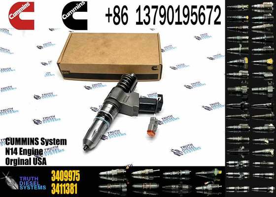 Common Rail Fuel Injector 3407776 3087807 3411385 341176 3409975 for Cummins QSN14 N14 Engine Excavator Parts