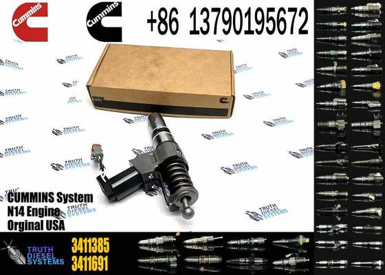 DSGENUINE High Performance N14 diesel Engine Fuel Injector Common Rail Injector 3411385 3411767