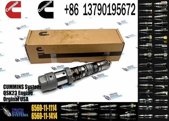XF Parts PC1250-7 Excavator Diesel Fuel Injector Assy 6560-11-1114 6560111114 408843100