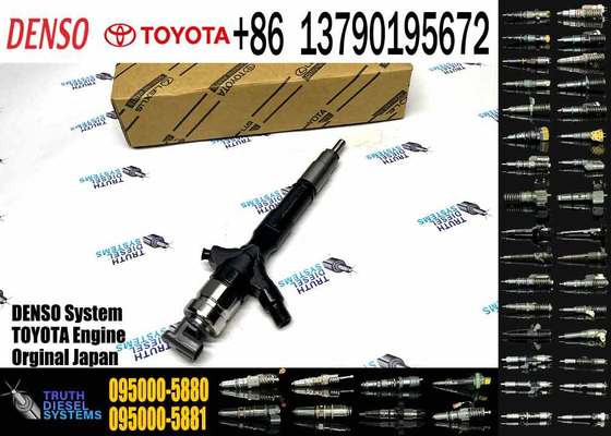 0950005880 Common Rail Injector 095000-5880 095000-5881 095000-5660 23670-30050 2367039096 23670-39095 for TOYOTA 2KD-FTV Engine