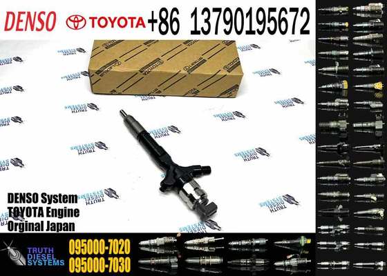 Common Rail Fuel Injector Nozzle 095000-7020 23670-39175 Injection Valves for Toyota 1KD-FTV Diesel Engine