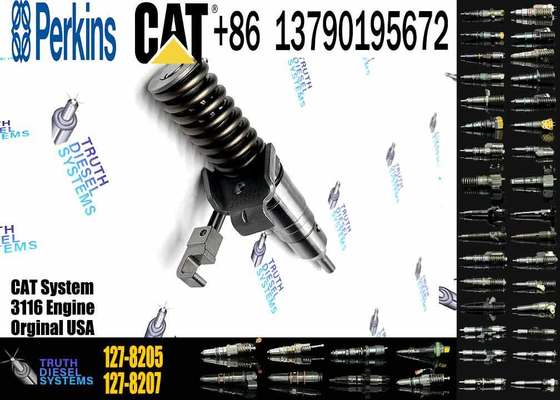 CAT Engine Parts Fuel Injector 127-8216 1278216 Injector 127-8205 127-8222 for Caterpillar Engine 3116 3114 3126