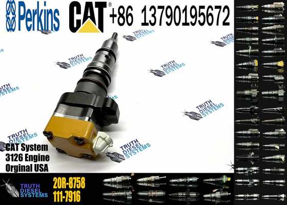 New High Quality Factory Price Common Rail Fuel Injector 20R-8758 20R8758 for Caterpillar 3126 Engine