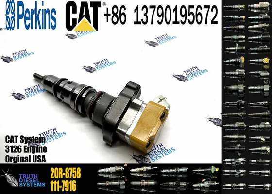 New High Quality Factory Price Common Rail Fuel Injector 20R-8758 20R8758 for Caterpillar 3126 Engine