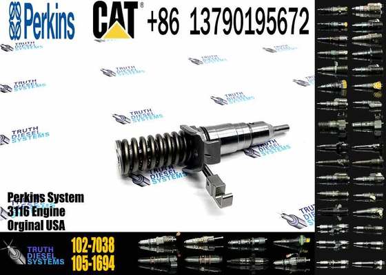 Best Quality Excavator Parts Diesel Fuel Injector 102-7038 1027038 for CAT Engine 3116