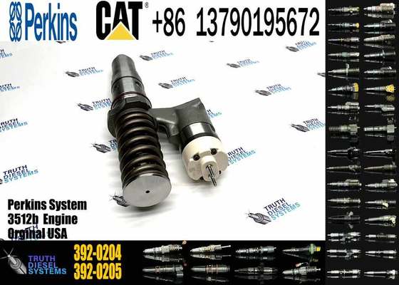 Diesel Common Rail Diesel Fuel Injector 392-0204 3920204 for Caterpillar CAT 3508 3512 3516 3508B 3516B Diesel Engine