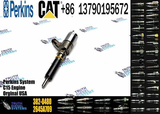 New Diesel Fuel Injectors 282-0490 2645A709 382-0480 306-9380 2645A734 320-0680 for Caterpillar C6.6 Excavator Truck Engine