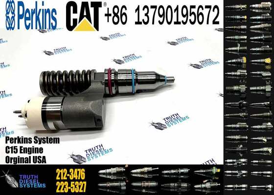 C15 C12 Diesel Engine Parts Fuel Injector 2123476 212-3476 166-0149 0R-9530 for Cat-erpillar Excavator