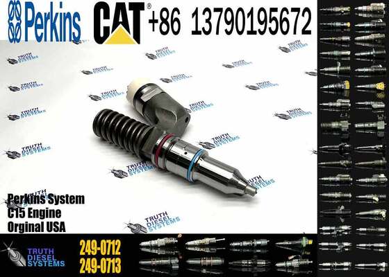 Diesel Engine Fuel Injector 249-0712 2490712 2490713 249-0713 Common Rail Nozzle for Caterpillar CAT C11 C13 Engine