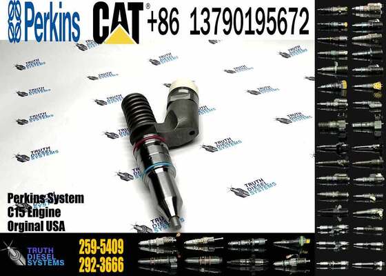 Genuine CAT C13 Engine Fuel Injectors 253-0608 259-5409 292-3666 for Caterpillar Common Rail System
