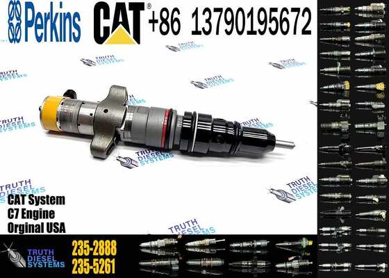 Diesel Fuel Injector Nozzle for C6.4 Engine Compatible with C7 C9 10R7224 235-2888 0445110646 Construction Machinery Parts