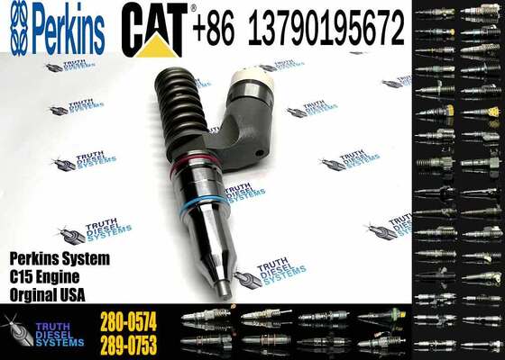 Diesel Fuel Injector 253-0615 2530615 6PCS Fuel Injector 280-0574 291-5911 254-4183 for C15 C18 Excavator Engine Engine Parts