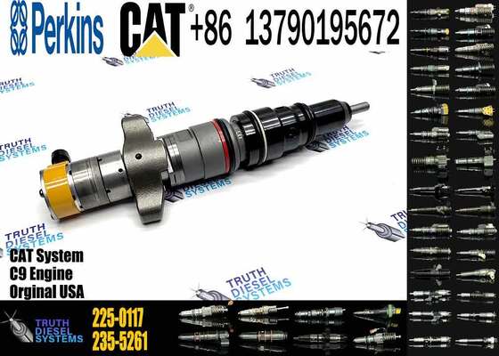 Excavator Accessories Fuel Injector 225-0117 236-0957 238-8092 240-8063 242-0857 245-3516 For CAT C9 Construction Machinery