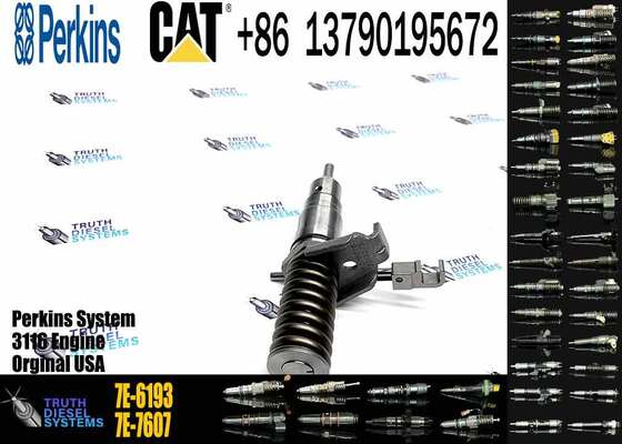 For C-aterpillar 3116 Series Excavator Engine Parts Diesel Fuel Injector 7E-6193 7E6193 Made in China
