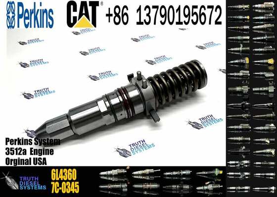 3512 E3512 Fuel Injector Assembly 4P9075 4P9076 7E6408 4P9077 9Y3773 7C4148 6L4357 6L4355 6L4360