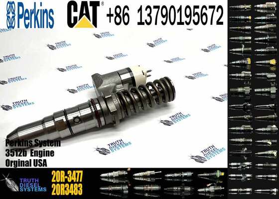 New 10R-8795 20R-3477 10R-7238 20R-3483 Common Rail Injector for Diesel Fuel Injecto for 3512B Excavator 3512C 3516B 3516C