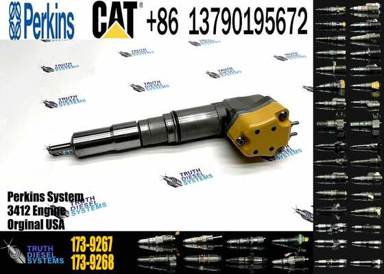 Excavator Parts Fuel Injector Excavator Accessories Diesel Motor Parts 1747526 174-7526 for C-aterpillar CAT 3412E 651E 657E 69D
