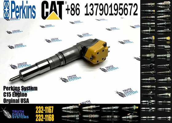 Diesel Fuel Injector 153-5938 232-1168 156-3895 204-2467 232-1167 173-4059 for Cater-pillar CAT Engine 3412E 3412 Tractor