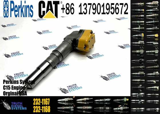 Diesel Fuel Injector 153-5938 232-1168 156-3895 204-2467 232-1167 173-4059 for Cater-pillar CAT Engine 3412E 3412 Tractor