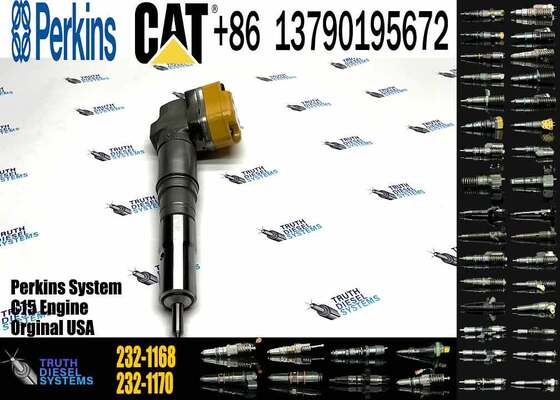 Diesel Fuel Injector 153-5938 232-1168 156-3895 204-2467 232-1167 173-4059 for Cater-pillar CAT Engine 3412E 3412 Tractor