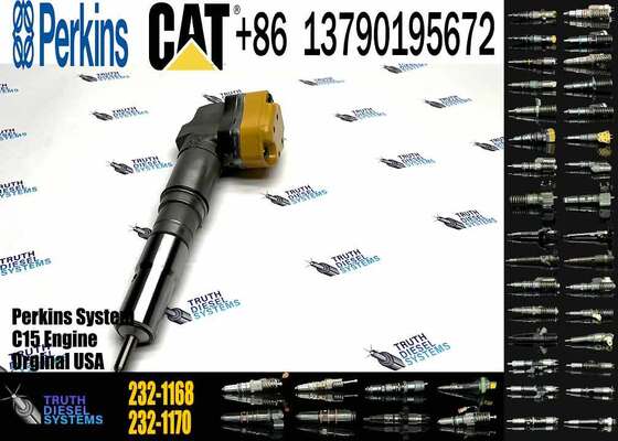 Diesel Fuel Injector 153-5938 232-1168 156-3895 204-2467 232-1167 173-4059 for Cater-pillar CAT Engine 3412E 3412 Tractor