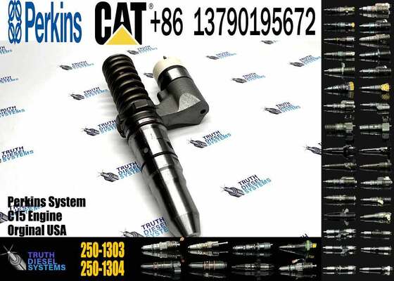 Machinery Engine Parts Fuel Injector 250-1303 10R-1276 Common Rail Injector for Cater-pillar CAT Engine 3516B 3516 Loader 994D