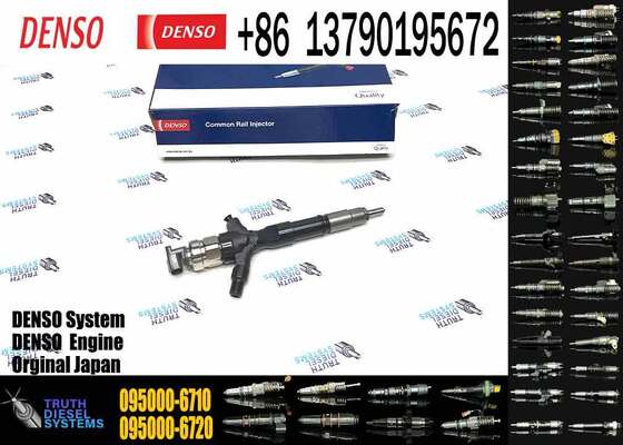 Remanufactured 095000-6710 095000-671# 095000-701# Truck/car/excavator Injector for OE 23670-30120 23670-30230 Diesel Engine