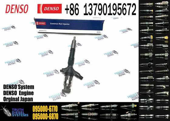 Diesel Fuel Injector 23670-39145 095000-6770 for Toyota Hiace 2KD Common Rail Injection Valves 23670-30150