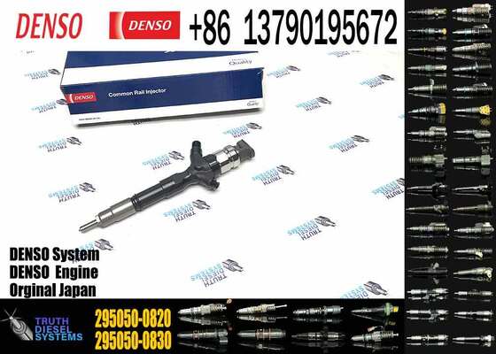 New Diesel Fuel Injector 295050-0820 2950500820 23670-39385 23670-30380 for Toyota Dyna 1KD