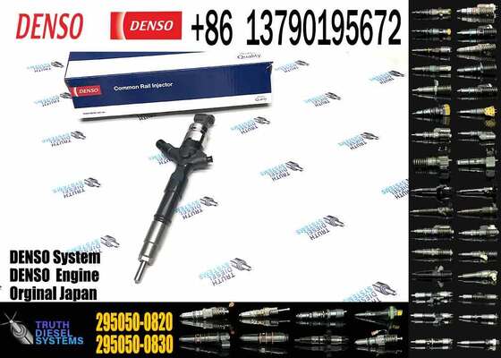 New Diesel Fuel Injector 295050-0820 2950500820 23670-39385 23670-30380 for Toyota Dyna 1KD