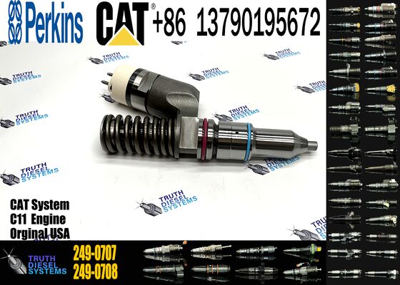 C11 Diesel Engine Parts Fuel Injector 249-0712 2490712 10R3147 249-0707 2490707 10R1305 Fuel Injector for Excavator 385C
