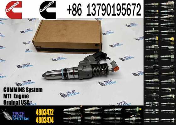 CUMMINS 3087557 3411758 4903319 3095040 3411845 4903472 3411752 4026222 4928171 3037772 Engine Fuel Injector For Cummins M11 ISM11 QSM11