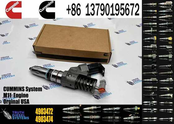 CUMMINS 3087557 3411758 4903319 3095040 3411845 4903472 3411752 4026222 4928171 3037772 Engine Fuel Injector For Cummins M11 ISM11 QSM11