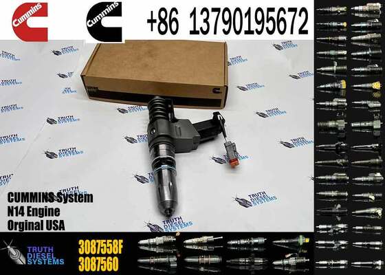 CUMMINS 3087560 3411381 3411764 4307776 3073995F 3087558F 3087733 3411385 3411765 Fuel Injector Assembly Excavator Attachment for N14