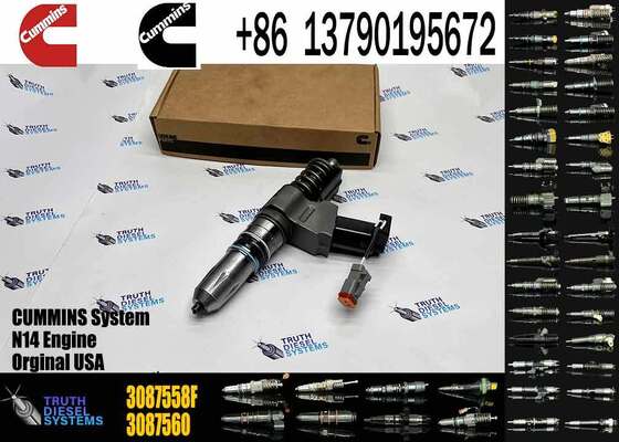 CUMMINS 3087560 3411381 3411764 4307776 3073995F 3087558F 3087733 3411385 3411765 Fuel Injector Assembly Excavator Attachment for N14
