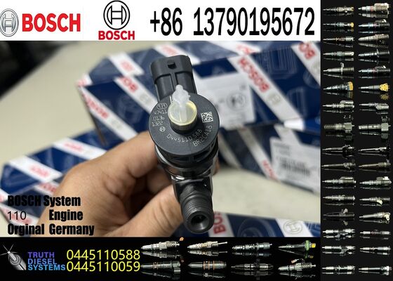 คุณภาพ Factory Direct Deal Common Rail Fuel Diesel Injector 0445110588 0445110589 for Hyundai 33800-2A610 33800-2A650 โรงงาน